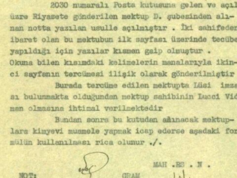 Mit gizli yazismalarin desifre edilmesine iliskin tarihi belgeyi paylasti HFicW9ai